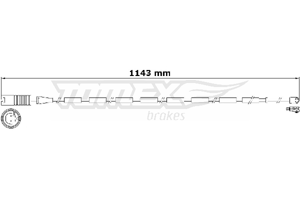 Výstrażný kontakt opotrebenia brzdového oblożenia TOMEX Brakes